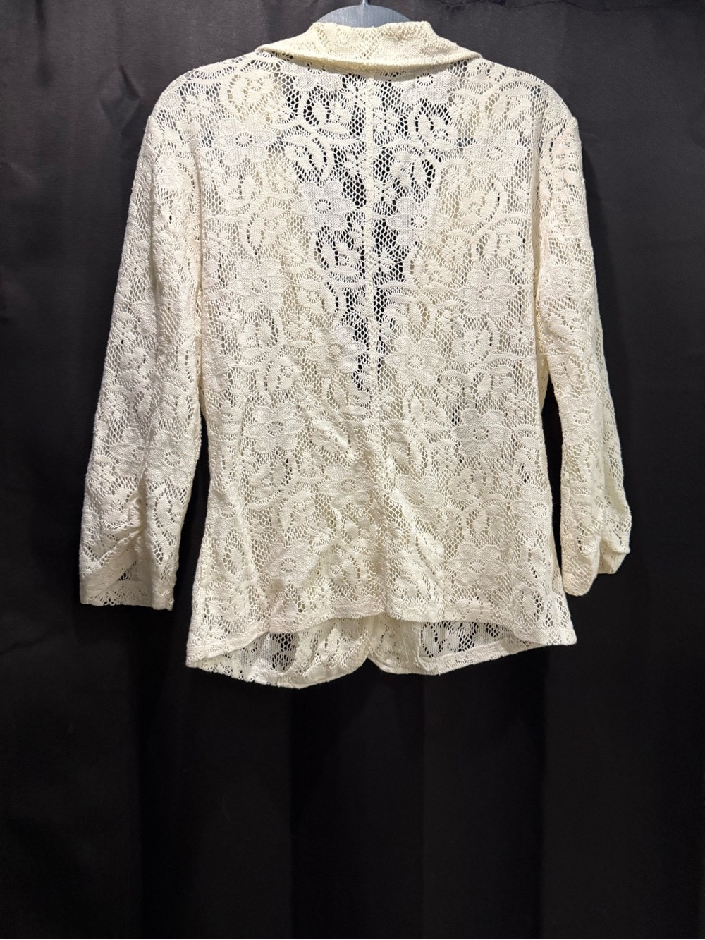 Daytrip Cream Lace Single-Button Blazer - Picture 2 of 3